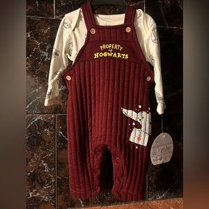 Harry Potter Hogwarts Baby Overalls